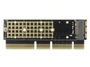 Delock Host Bus Adapter PCIe x16/x8/x4 – M.2, NVMe, Key M