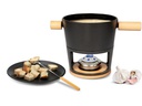 Stöckli Käsefondue-Set Titlis Big 9 Teile, Schwarz