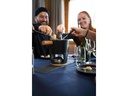 Stöckli Käsefondue-Set Titlis Big 9 Teile, Schwarz