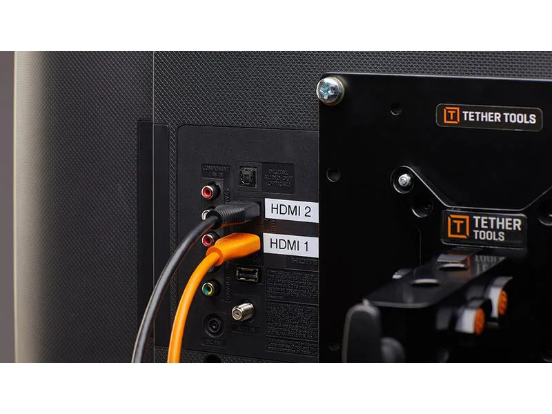Tether Tools Kabel TetherPro HDMI Mini zu HDMI 2.0, 4.6 m Schwarz