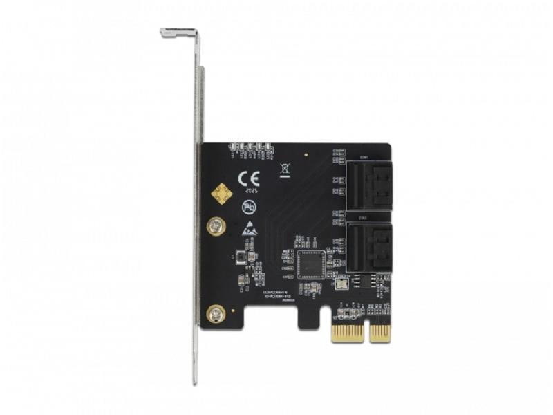 Delock SATA-Controller 4 Port SATA PCI Express x1 Karte LED-Anzeige