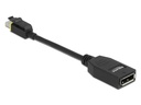 Delock Adapter MiniDisplayPort-DisplayPort 8K/60Hz, Einrastfunktion