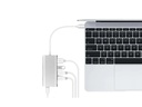 LMP Multiadapter USB Type-C - HDMI, USB 3.0, USB -C Silber