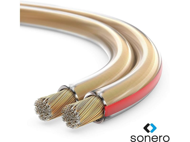 sonero Lautsprecherkabel 1,50mm² CCA 10 m