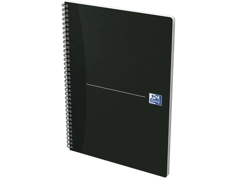 Oxford Notizbuch A4, liniert, Schwarz