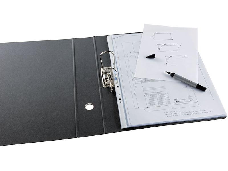 Oxford Zeigetasche A3, hoch transparent
