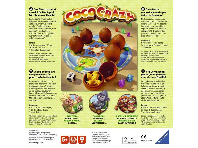 Ravensburger Kinderspiel Coco Crazy