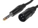 Bemero XLR-Kabel XLRm - 6.3 Klinken 0.75 m symmetrisch