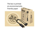 Club 3D HDMI 2.0 zu DP 1.2 4K60Hz HDMI - DisplayPort, 0.25 m