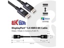 Club 3D Kabel DisplayPort 1.4 - DisplayPort 1.4 HBR3 8K, 3 m