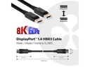 Club 3D Kabel HBR3 DisplayPort 1.4 - DisplayPort, 1 m