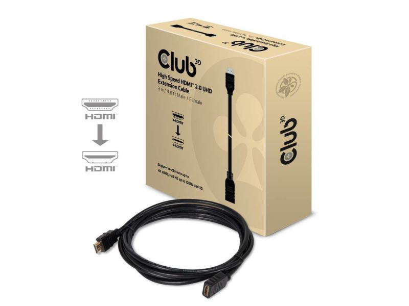 Club 3D Kabel HDMI 2.0 - HDMI, 3 m