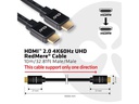 Club 3D Kabel HDMI 2.0 4K60Hz UHD RedMere, 10 m