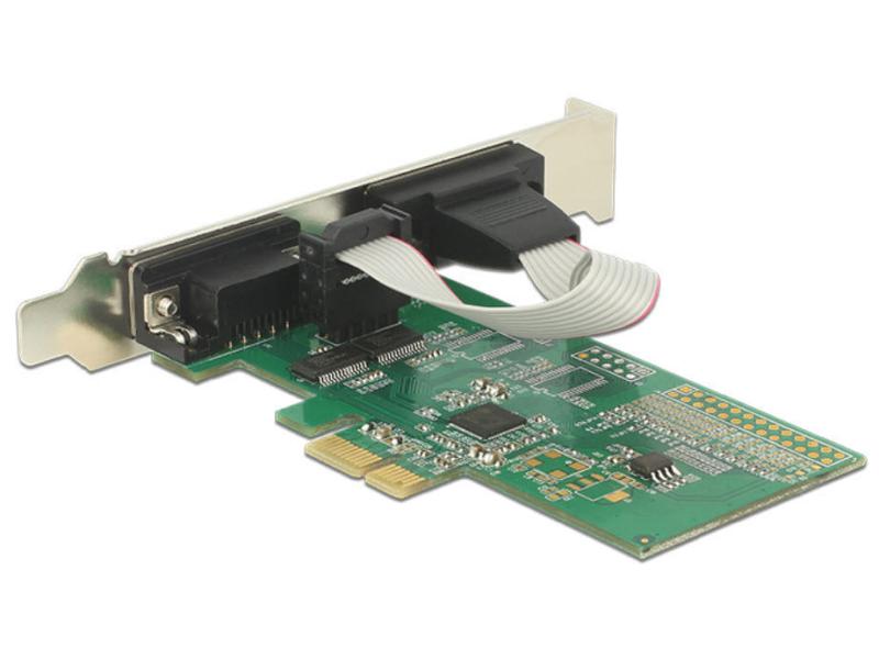 Delock PCI-Express-Karte 89555 2x Seriell / RS232