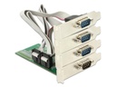 Delock PCI-Express-Karte 89557 4x Seriell / RS232