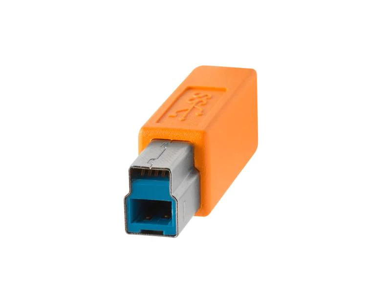 Tether Tools Kabel TetherPro USB-C zu USB 3.0 Male B, 4.6 m Orange
