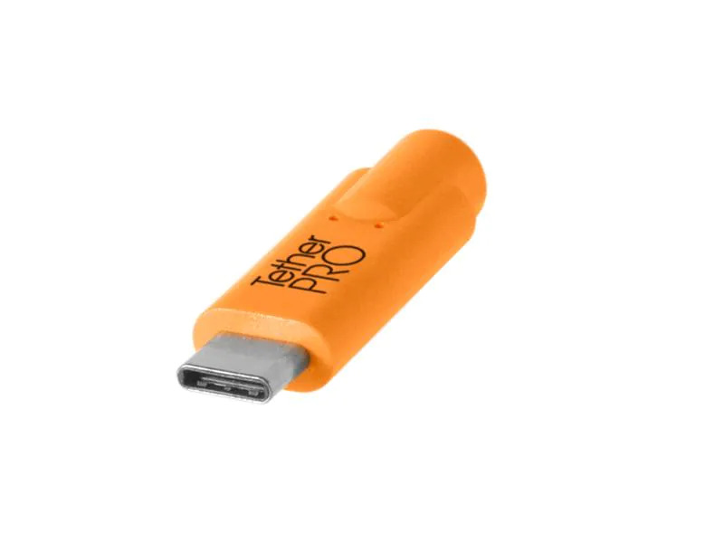 Tether Tools Kabel TetherPro USB-C zu USB 3.0 Male B, 4.6 m Orange