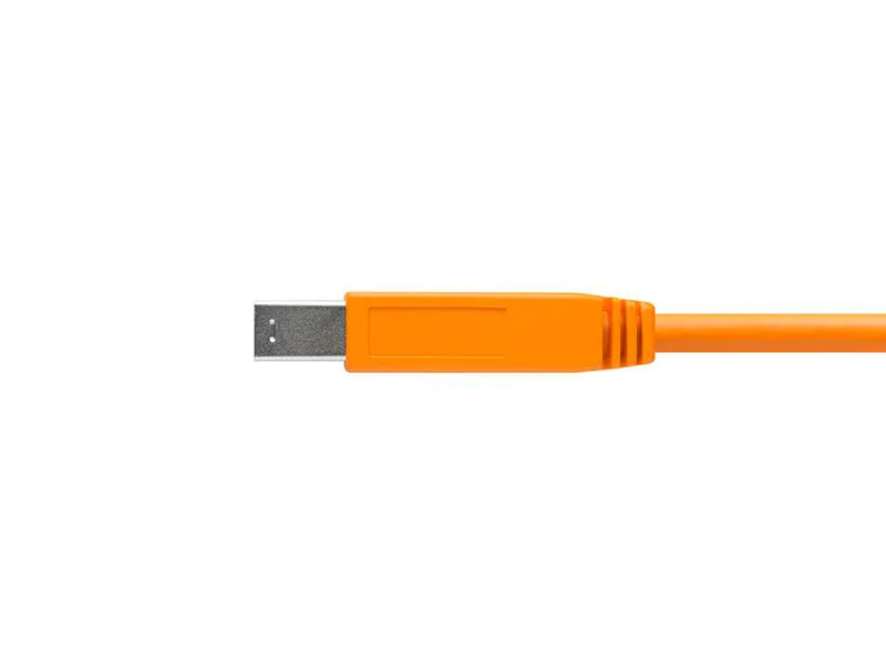 Tether Tools Kabel TetherPro USB-C zu USB 3.0 Male B, 4.6 m Orange