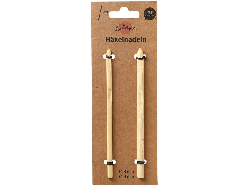 lalana Häkelnadel 8 / 6 mm, 2 Stück