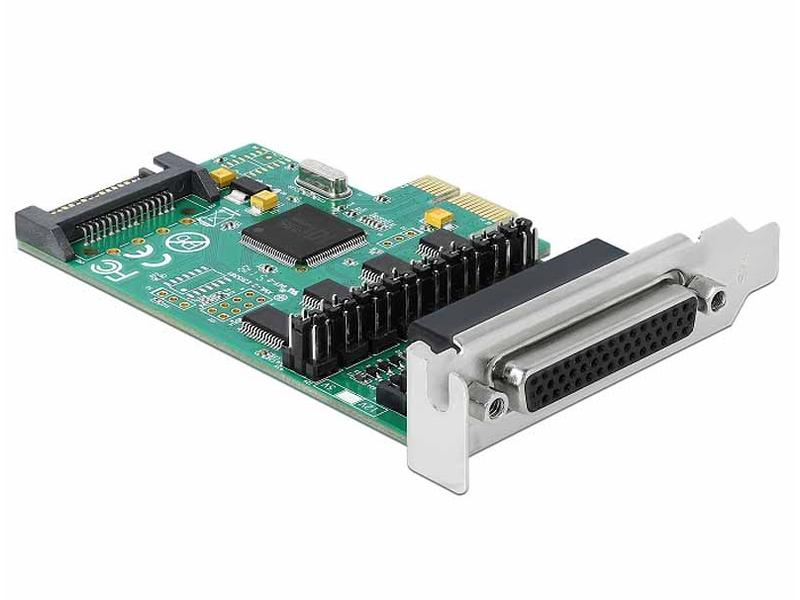 Delock PCI-Express-Karte 89938 4x RS-232 mit Spannungsversorgung