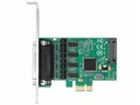 Delock PCI-Express-Karte 89938 4x RS-232 mit Spannungsversorgung