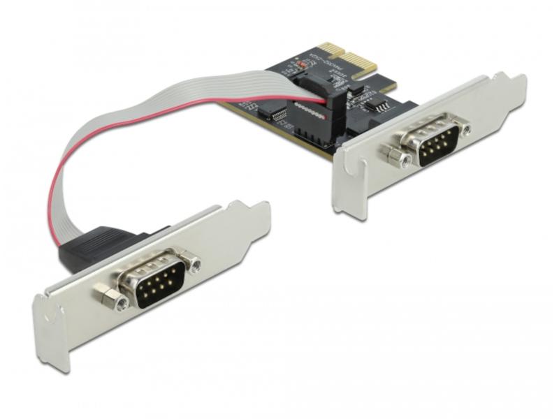 Delock PCI-Express-Karte 90001 2x Seriell / RS-232