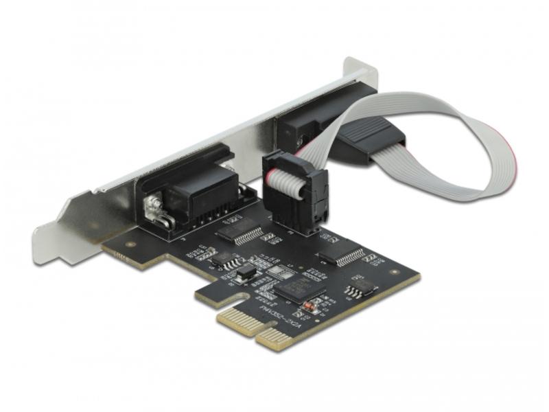Delock PCI-Express-Karte 90001 2x Seriell / RS-232