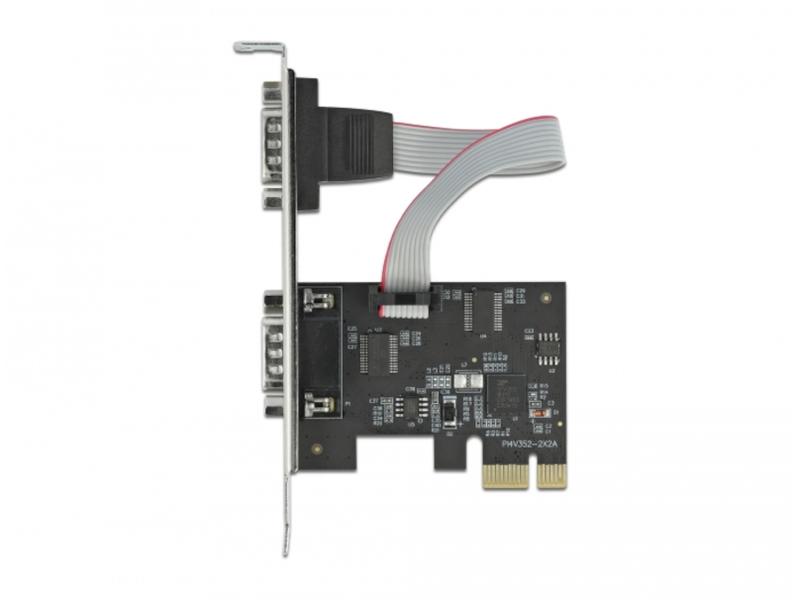 Delock PCI-Express-Karte 90001 2x Seriell / RS-232