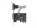 Delock PCI-Express-Karte 90001 2x Seriell / RS-232