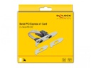 Delock PCI-Express-Karte 90001 2x Seriell / RS-232