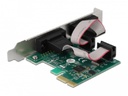 Delock PCI-Express-Karte 90046 2x Seriell / RS232