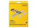 Delock PCI-Express-Karte 90293 1x Serial / RS-232