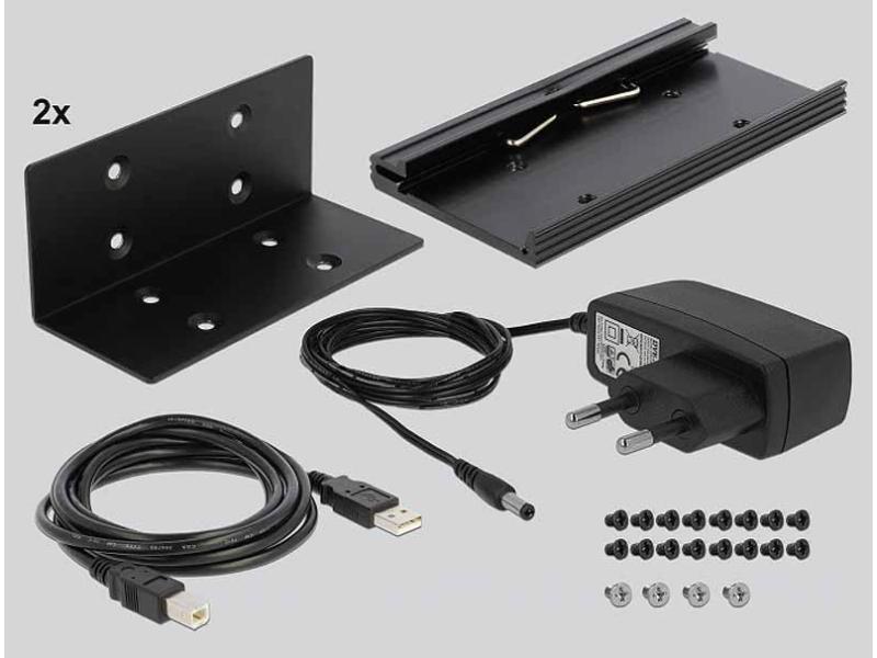 Delock Serial-Adapter 64070 USB-A - 12x RS-232