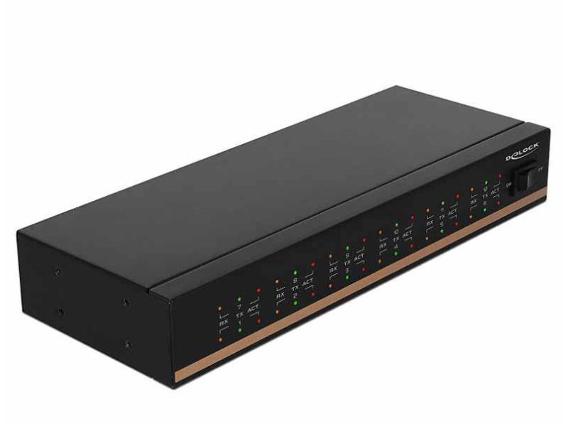 Delock Serial-Adapter 64070 USB-A - 12x RS-232