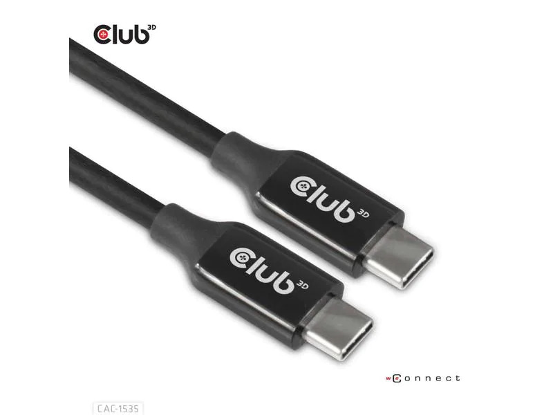 Club 3D Kabel USB Type-C - USB Type-C, 5 m, 8K60Hz