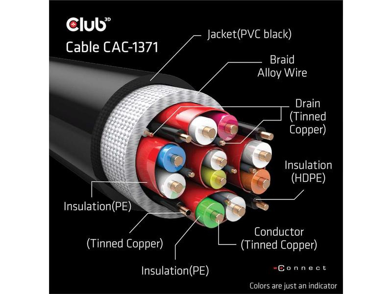 Club 3D Kabel Ultra High Speed 10K HDMI 2.1 - HDMI, 1 m