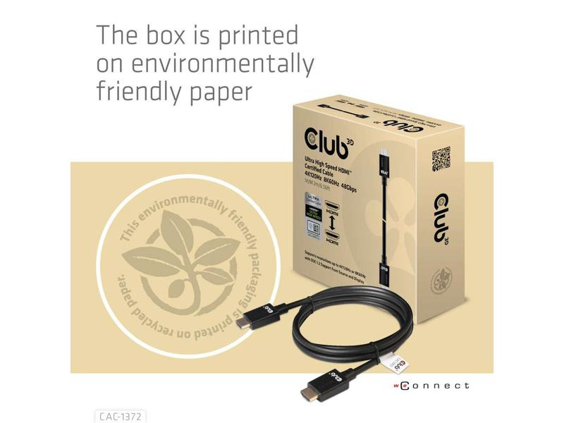 Club 3D Kabel Ultra High Speed HDMI 2.1 - HDMI, 2 m
