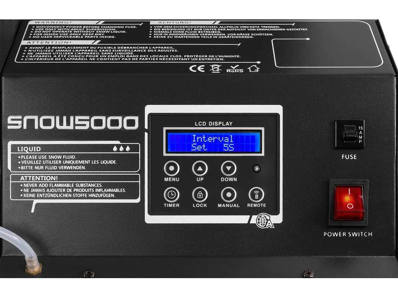 BeamZ Pro Schneemaschine SNOW5000