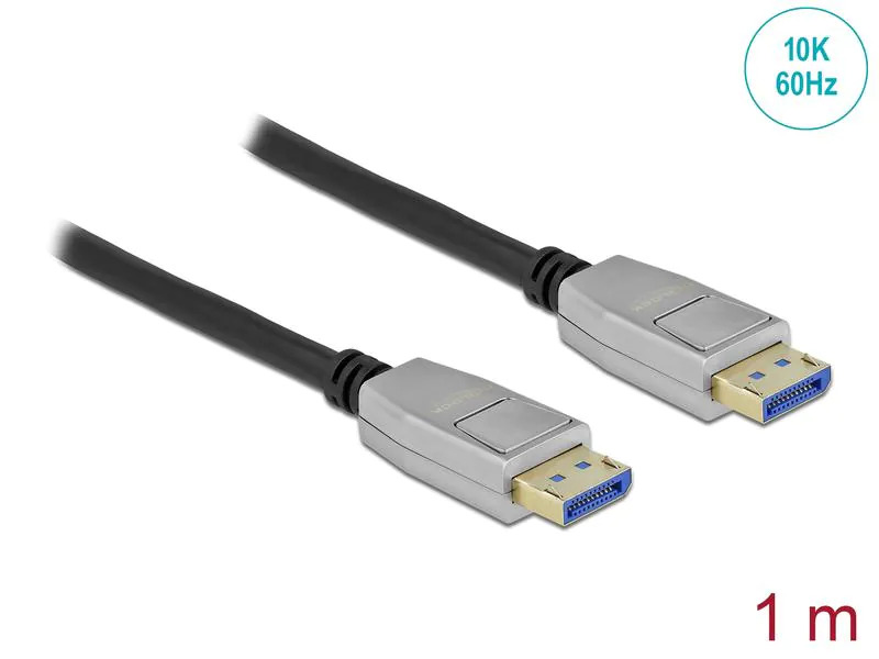 Delock Kabel 10K 60Hz, 54Gbps DisplayPort - DisplayPort, 1 m