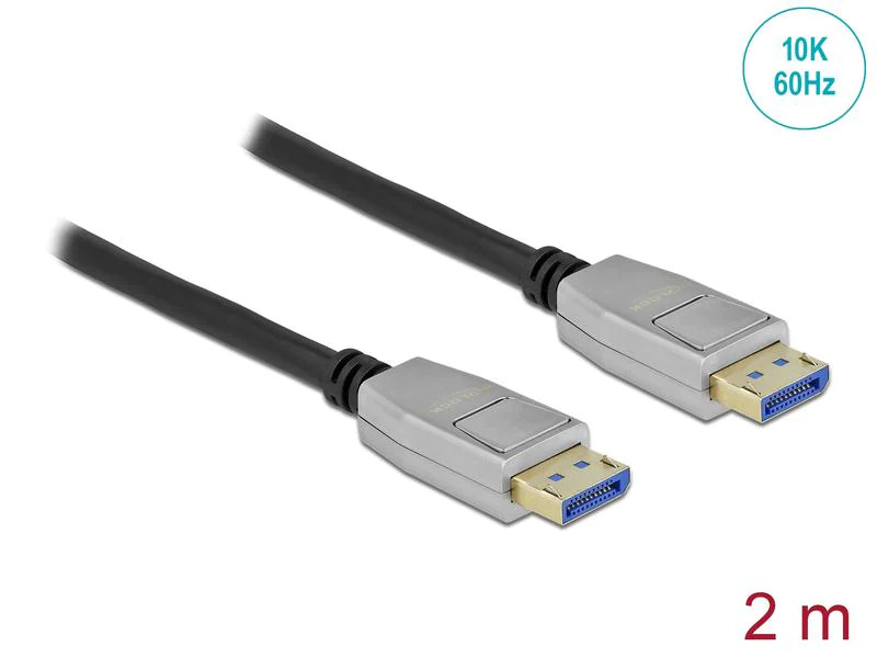 Delock Kabel 10K 60Hz, 54Gbps DisplayPort - DisplayPort, 2 m