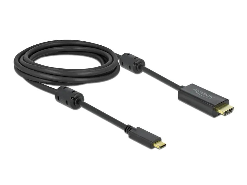 Delock Kabel 4K/60Hz, aktiv, 3m USB Type-C - HDMI, 3 m