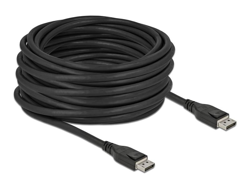 Delock Kabel Aktiv 8k 60Hz DisplayPort - DisplayPort, 15 m