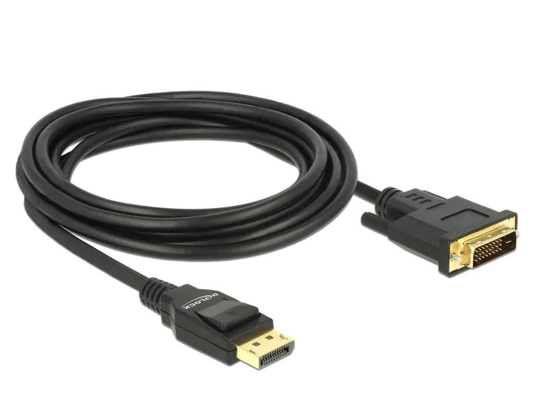Delock Kabel DisplayPort - DVI-D, 3m 4K/30Hz, passiv