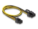 Delock Stromkabel 6 Pin – 6+2 Pin 50 cm