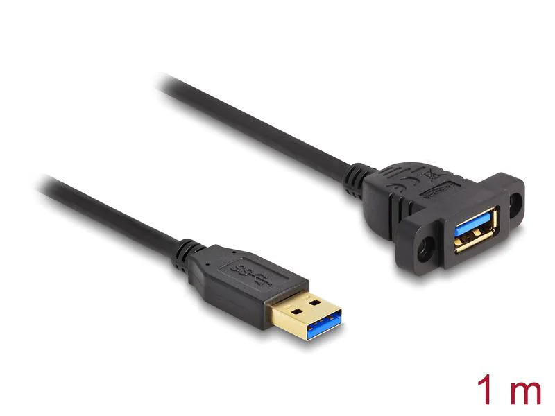 Delock USB 3.0-Einbaukabel USB A - USB A 1 m