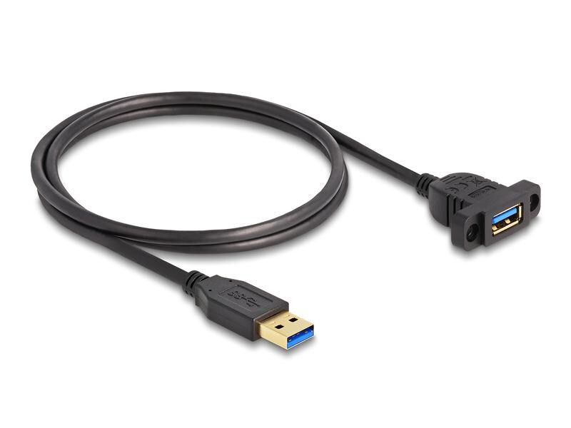 Delock USB 3.0-Einbaukabel USB A - USB A 1 m