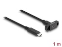 Delock USB 3.0-Einbaukabel USB C - USB C 1 m