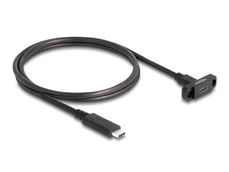 Delock USB 3.0-Einbaukabel USB C - USB C 1 m