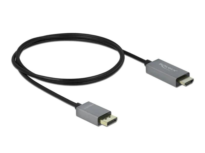 Delock Kabel DisplayPort 1.4 - HDMI, 4K 60Hz, HDR 3m