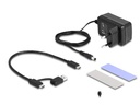 Delock Konverter USB-C für 1x M.2 NVMe SSD +1x SATA SSD/HDD